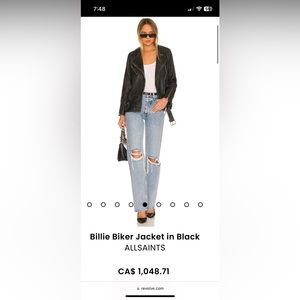 All Saints Billie Biker Jacket